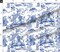 Various Fabrics by the Yard or Fat Quarter Indigo Blue White Floral Toile Roses Classical Custom Printed Fabric by Spoonflower